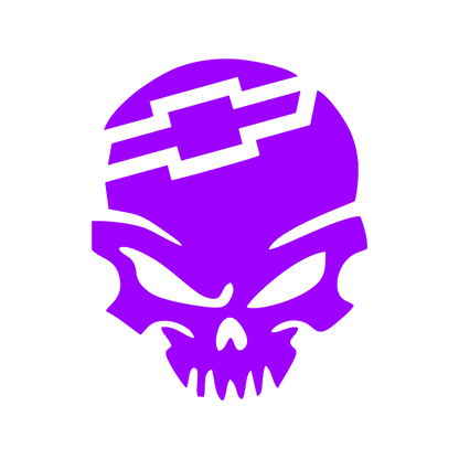 Sticker - CHEVROLET SKULL 2