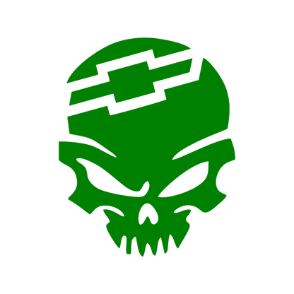 Sticker - CHEVROLET SKULL 2