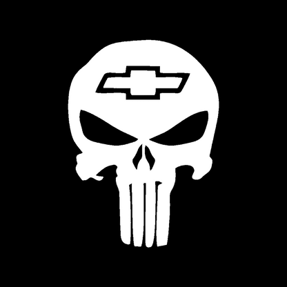 Sticker - CHEVROLET SKULL 3