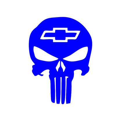 Sticker - CHEVROLET SKULL 3