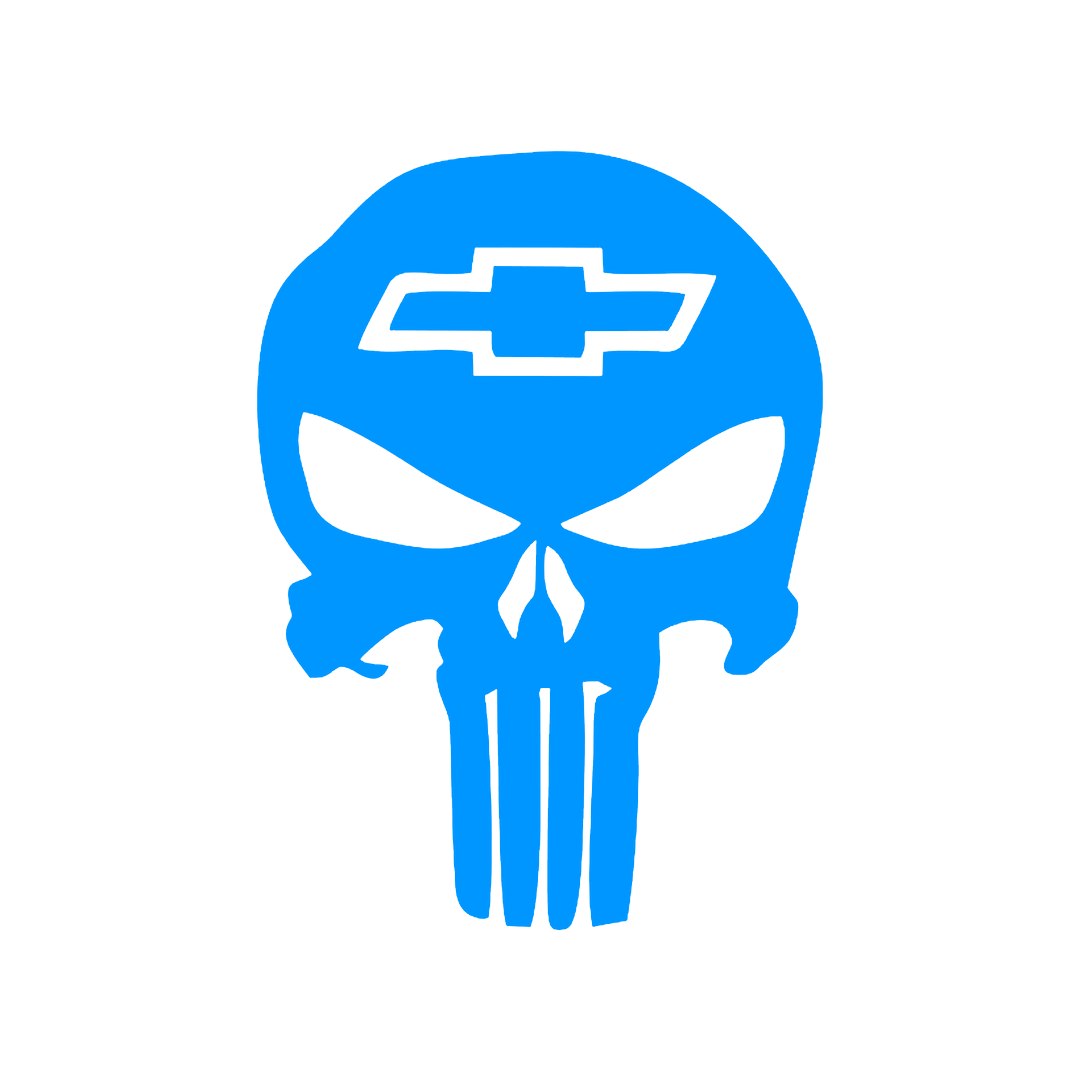Sticker - CHEVROLET SKULL 3