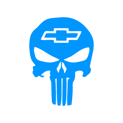 Sticker - CHEVROLET SKULL 3