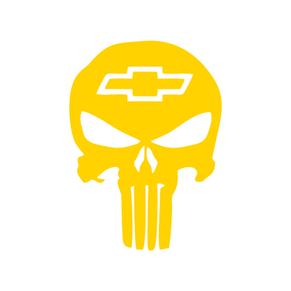 Sticker - CHEVROLET SKULL 3