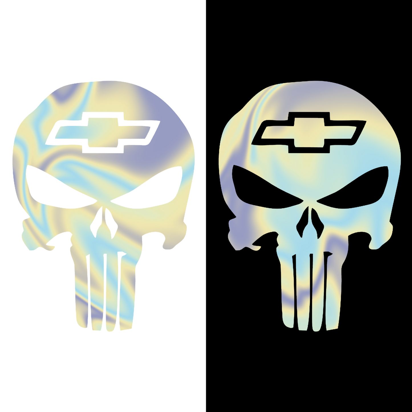 Sticker - CHEVROLET SKULL 3