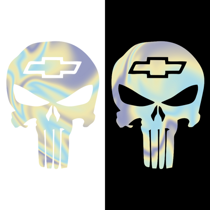 Sticker - CHEVROLET SKULL 3