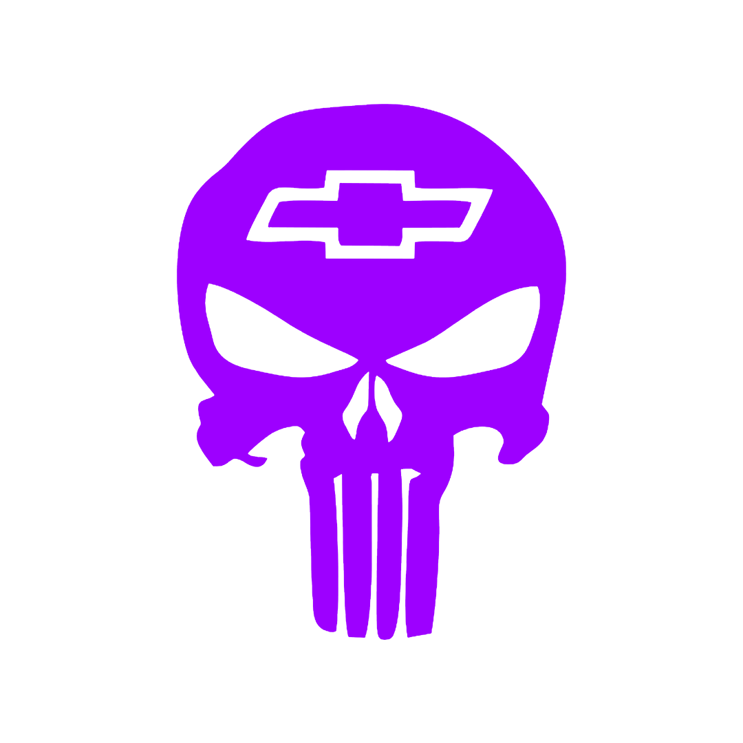 Sticker - CHEVROLET SKULL 3
