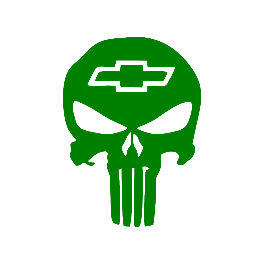 Sticker - CHEVROLET SKULL 3
