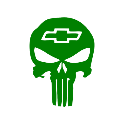 Sticker - CHEVROLET SKULL 3