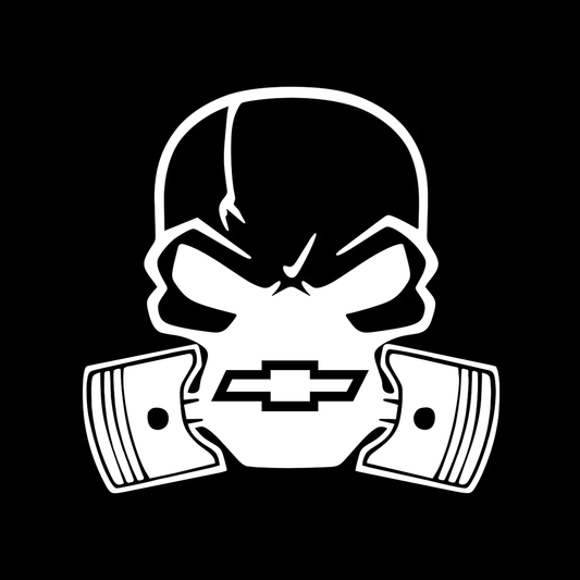 Sticker - CHEVROLET SKULL