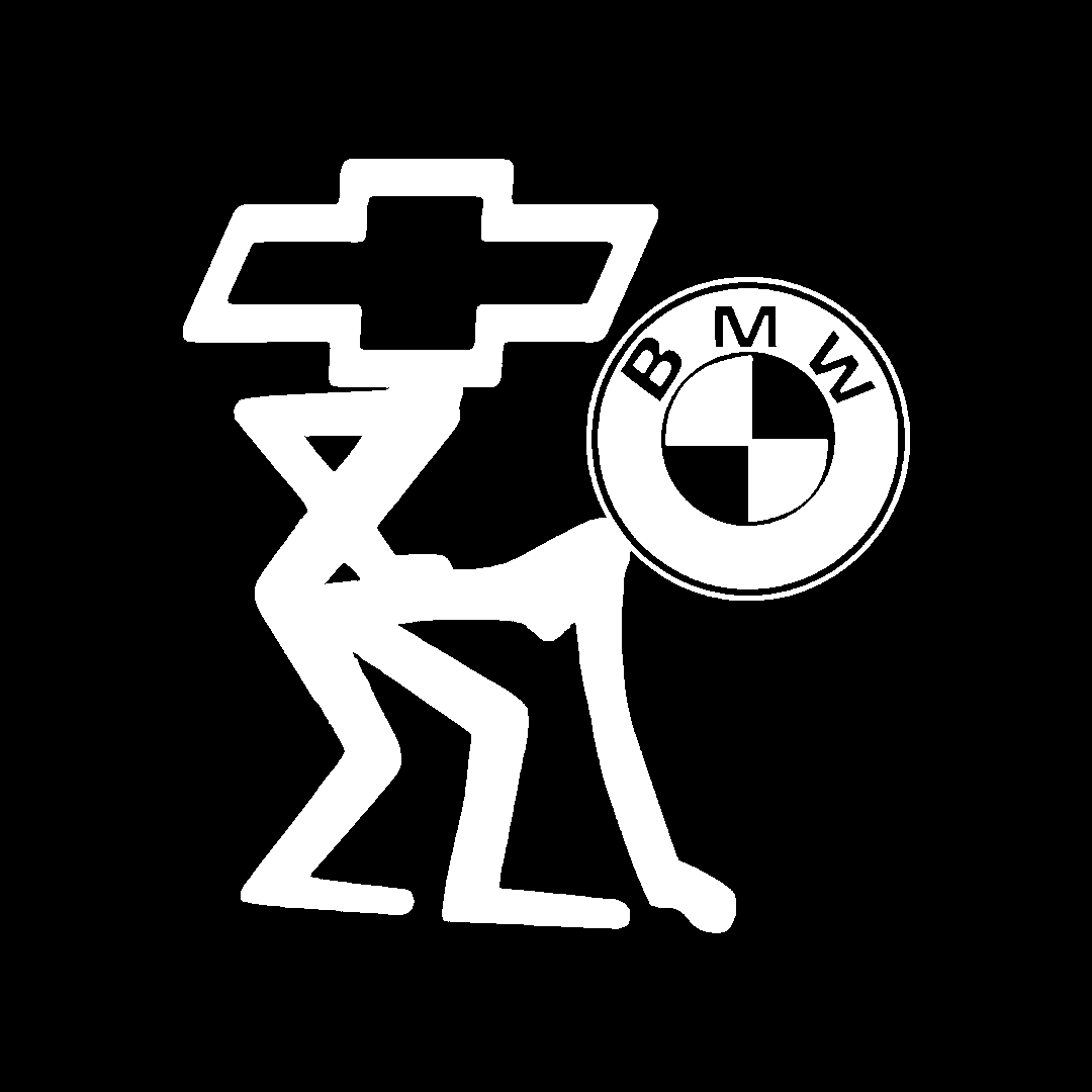 Sticker - CHEVROLET F*CK BMW