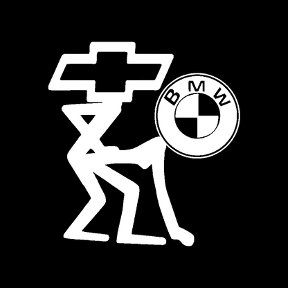 Sticker - CHEVROLET F*CK BMW