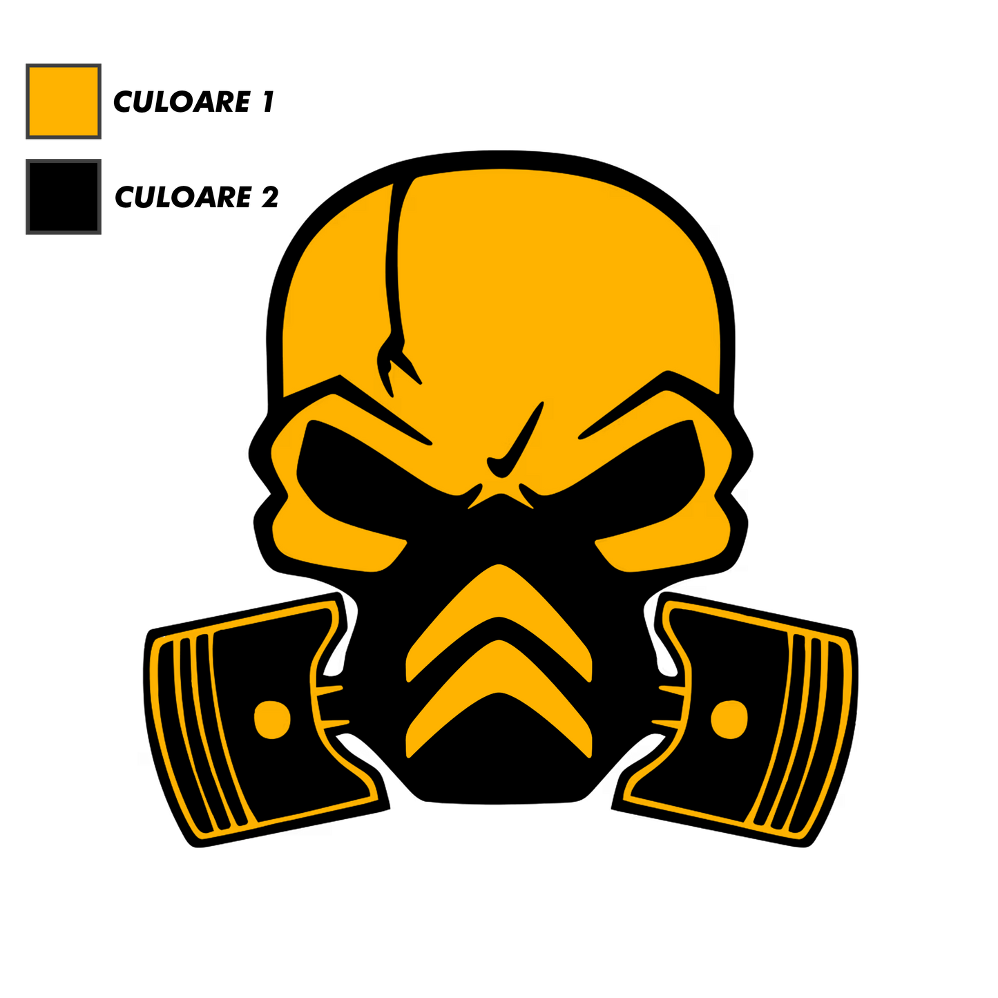 Sticker - CITROEN SKULL