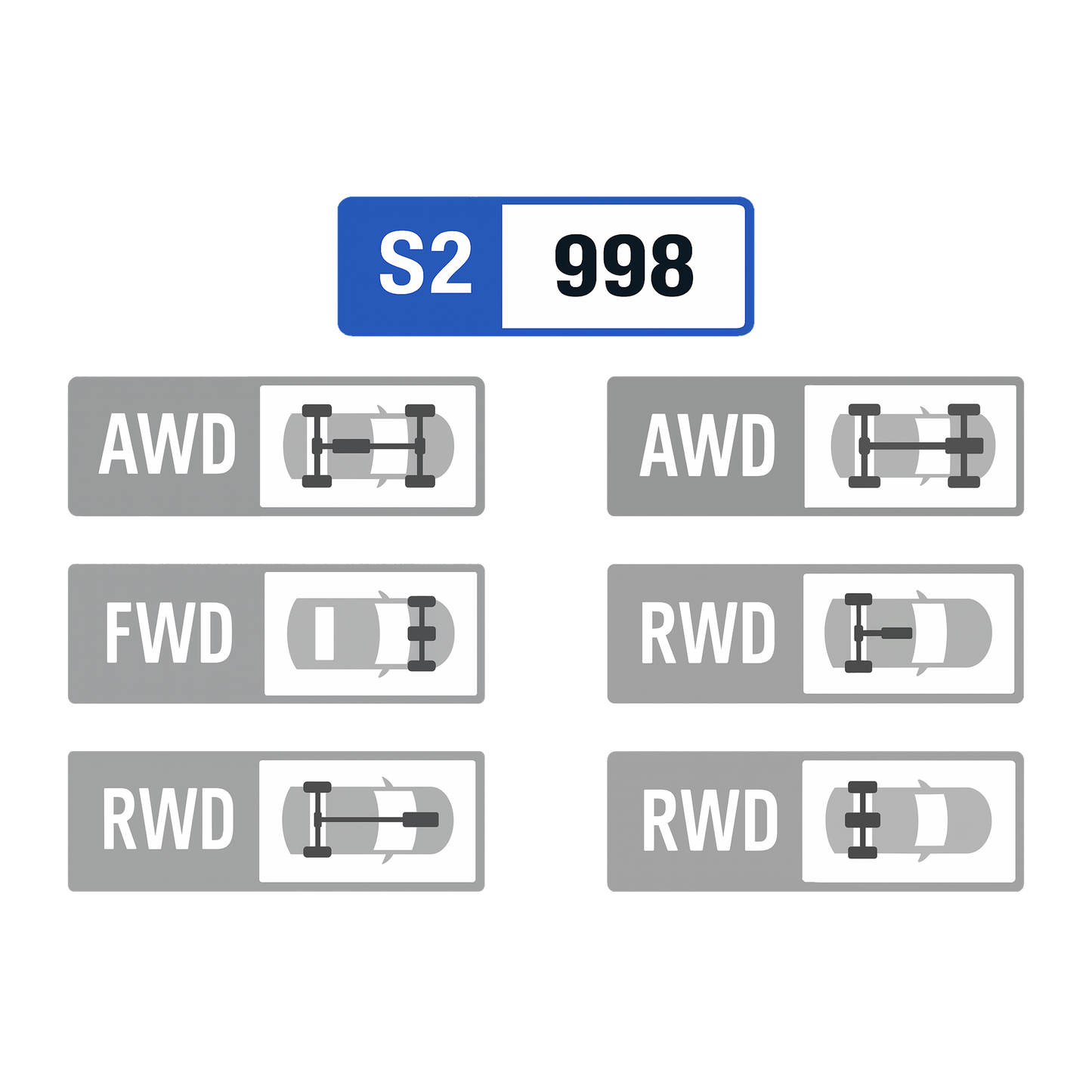 Sticker Set - FORZA HORIZON STATS