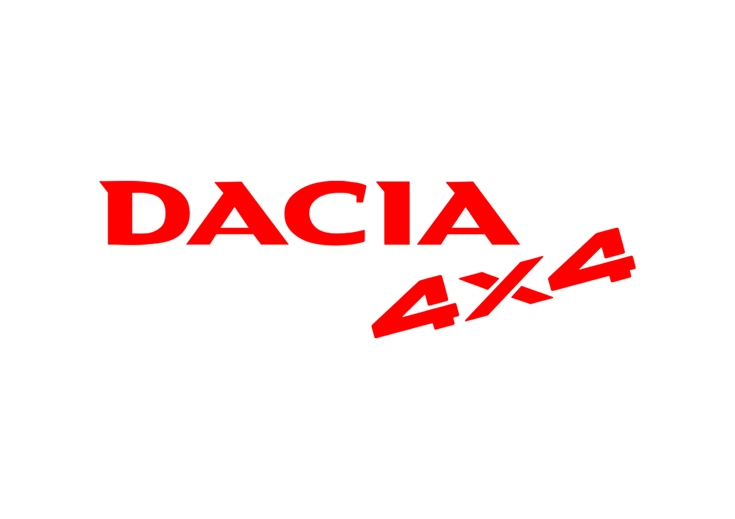 Sticker - DACIA 4X4