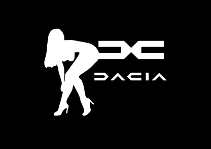 Sticker - DACIA GIRL 1