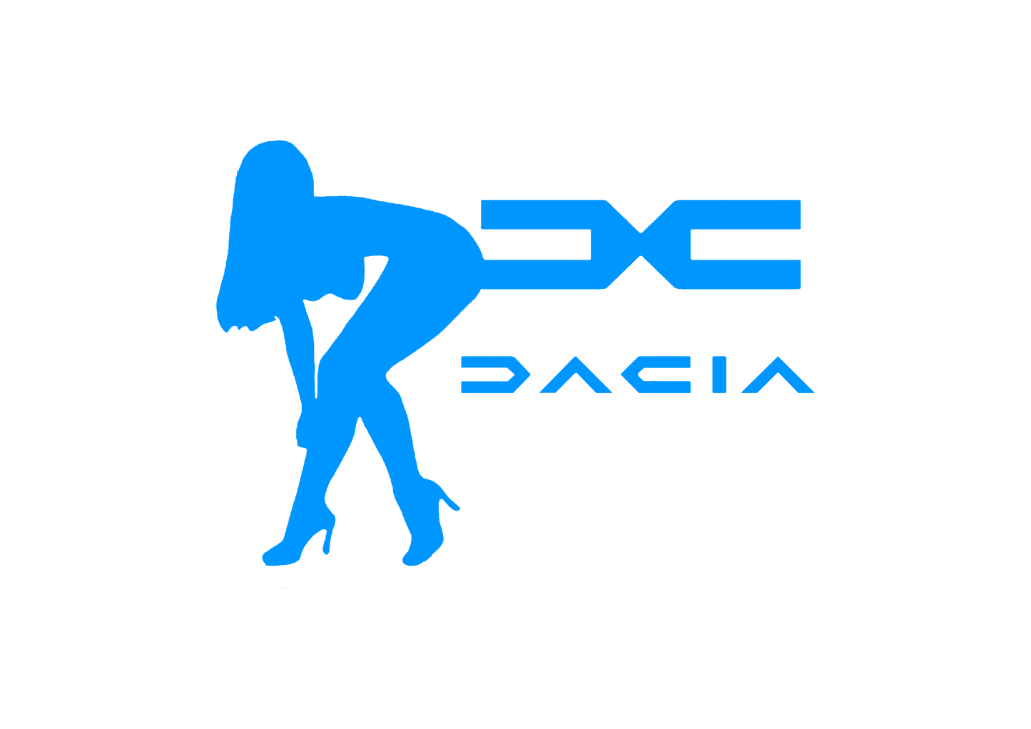 Sticker - DACIA GIRL 1