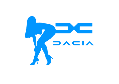Sticker - DACIA GIRL 1