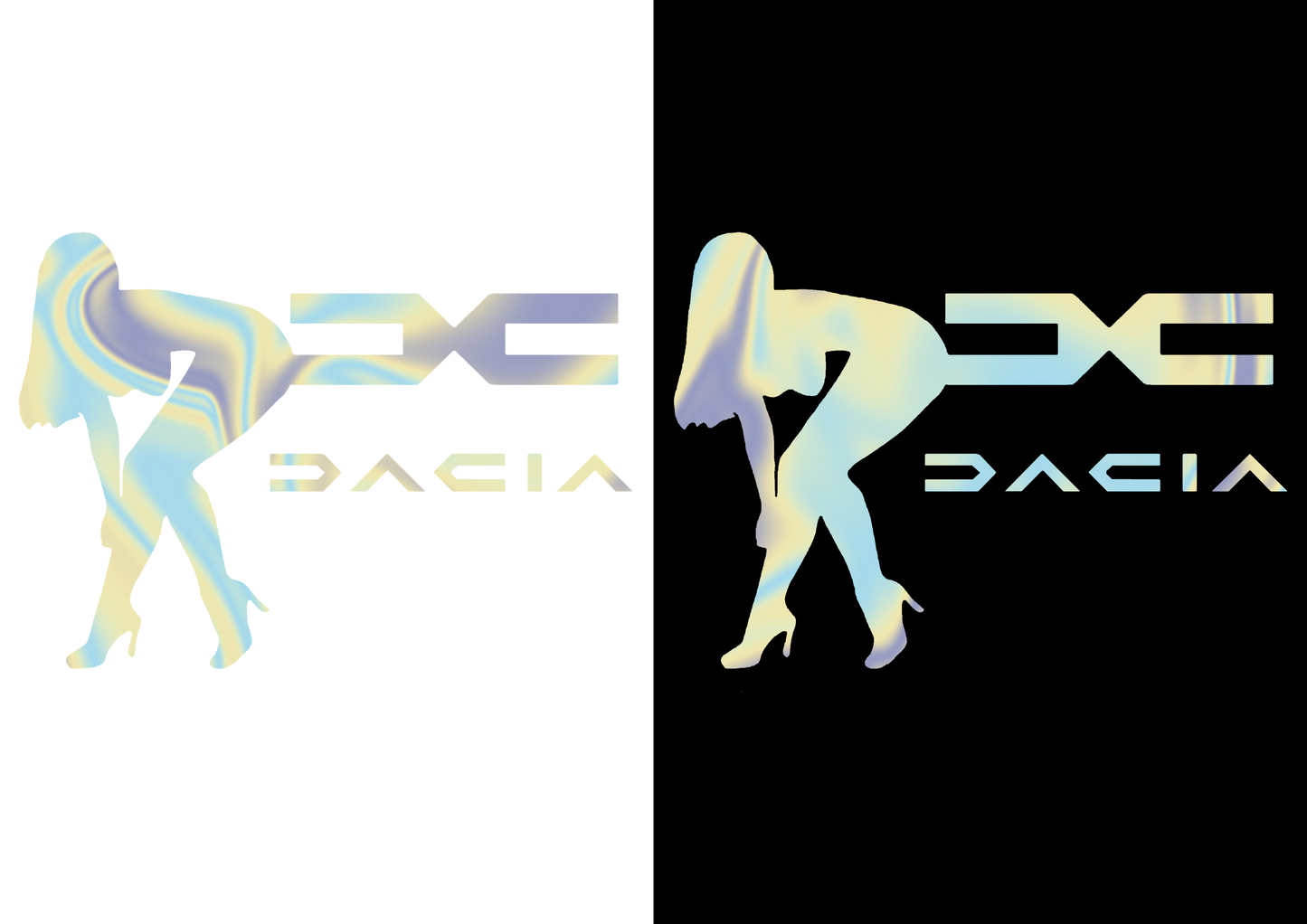 Sticker - DACIA GIRL 1