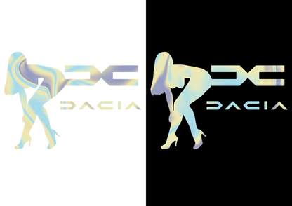 Sticker - DACIA GIRL 1