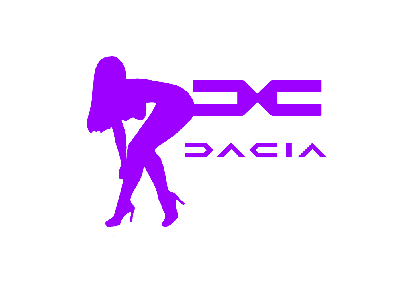 Sticker - DACIA GIRL 1