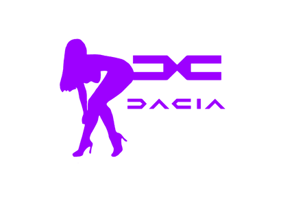 Sticker - DACIA GIRL 1