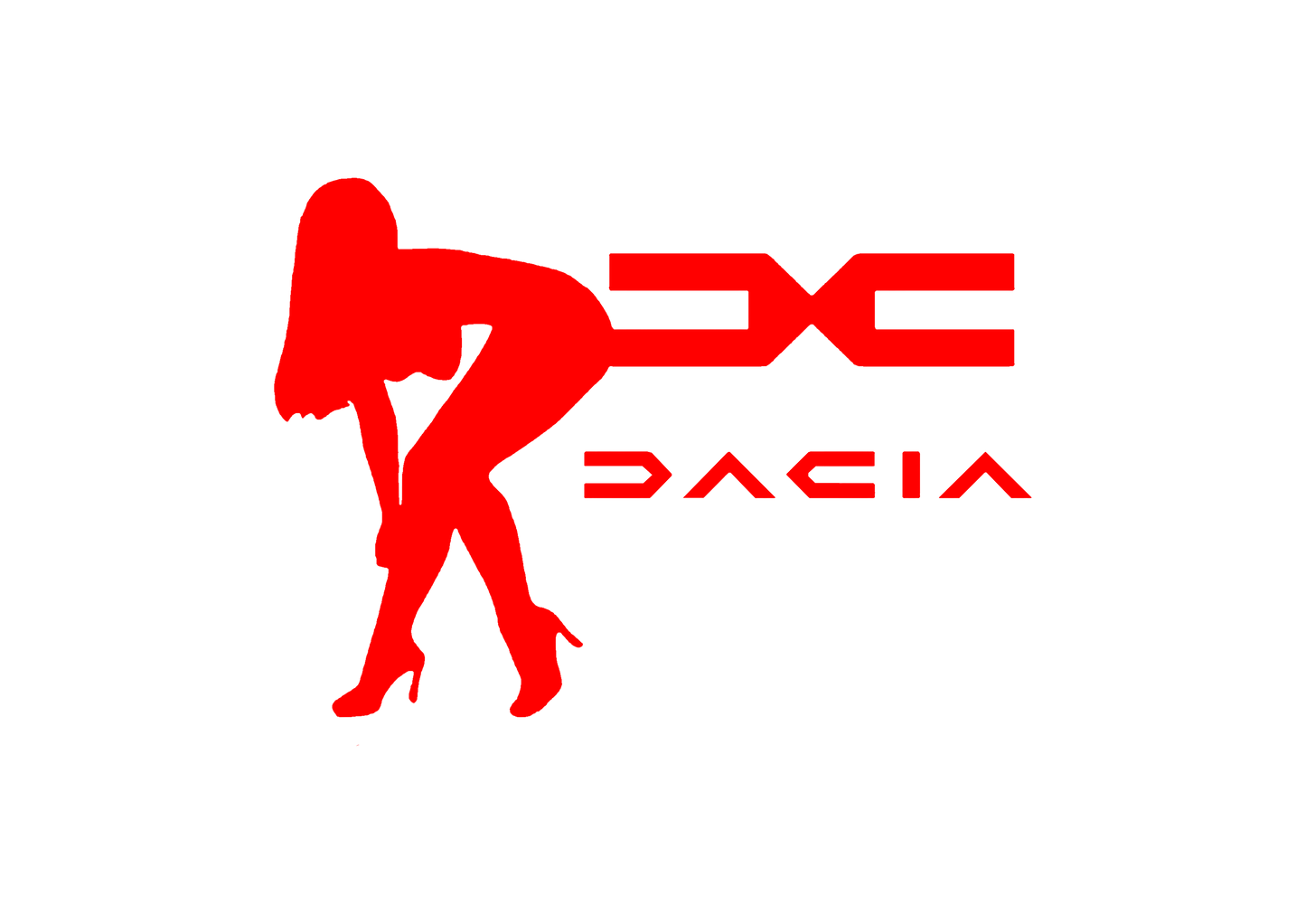 Sticker - DACIA GIRL 1