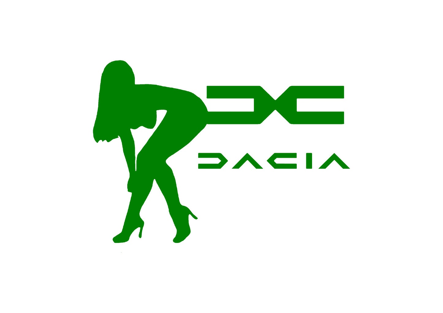 Sticker - DACIA GIRL 1