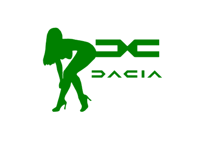 Sticker - DACIA GIRL 1