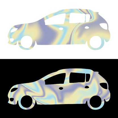 Sticker - DACIA SANDERO SILUETA
