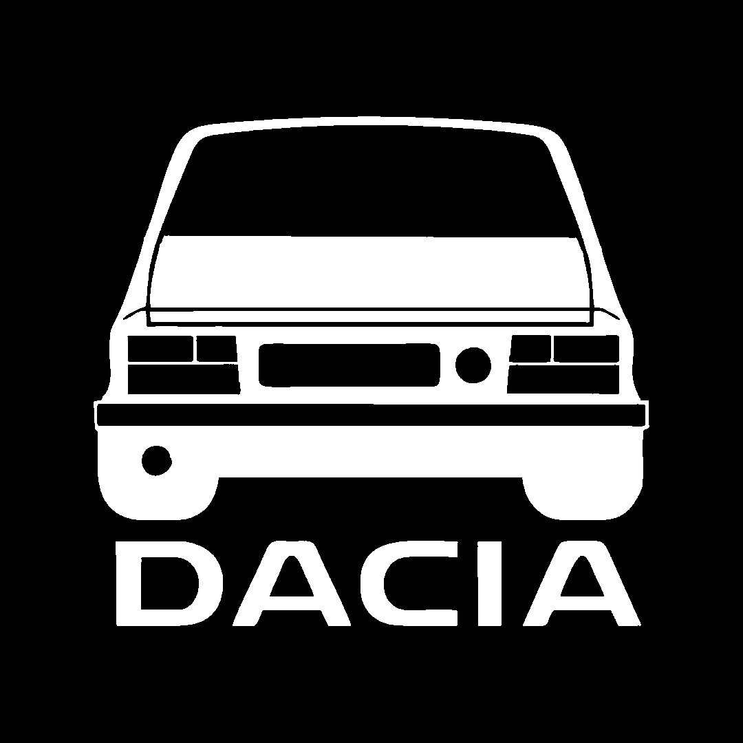 Sticker - DACIA SILUETA