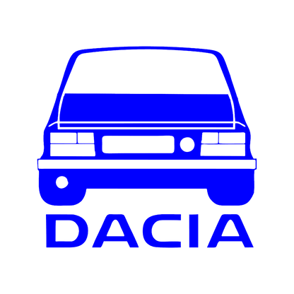 Sticker - DACIA SILUETA