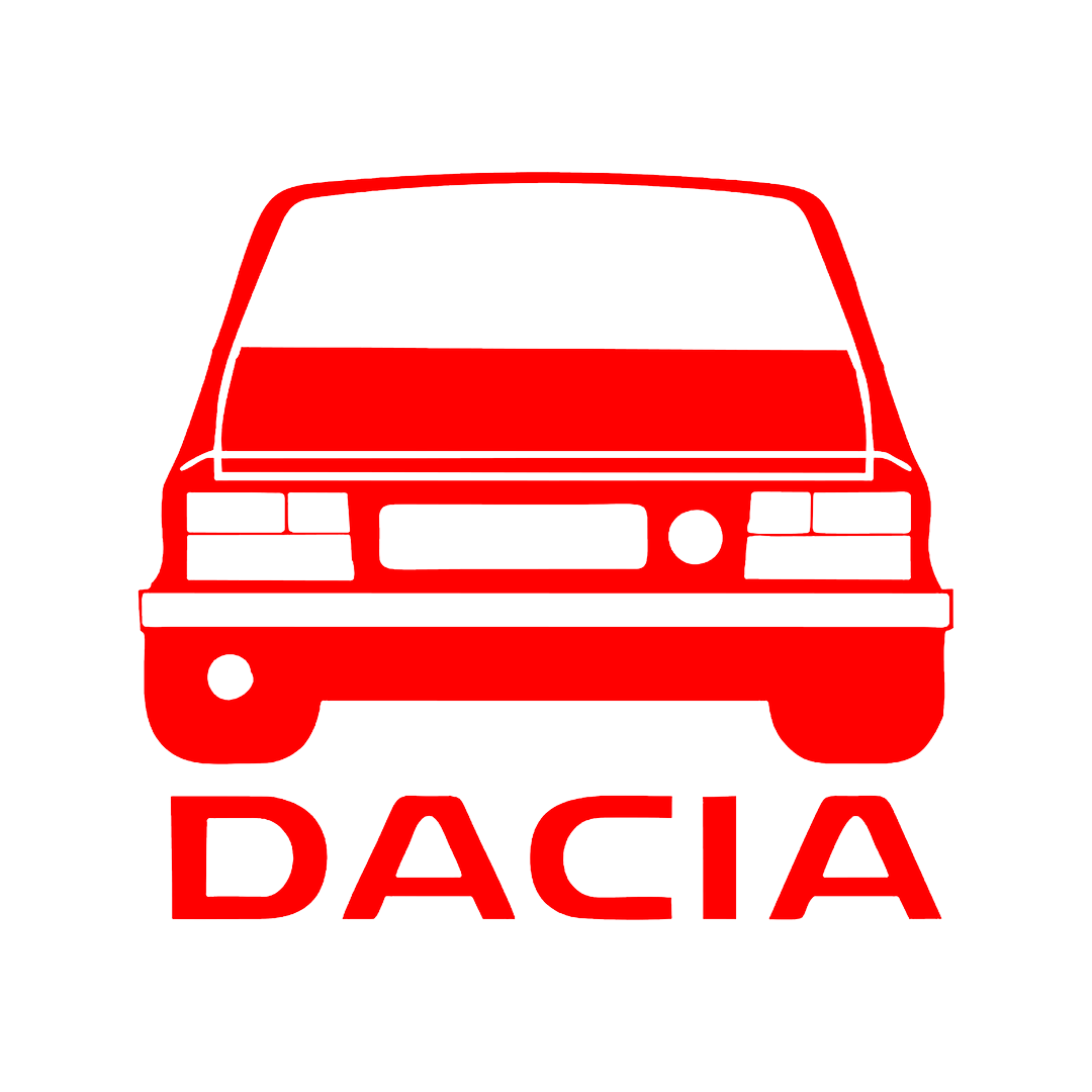 Sticker - DACIA SILUETA