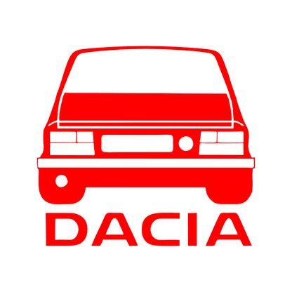 Sticker - DACIA SILUETA