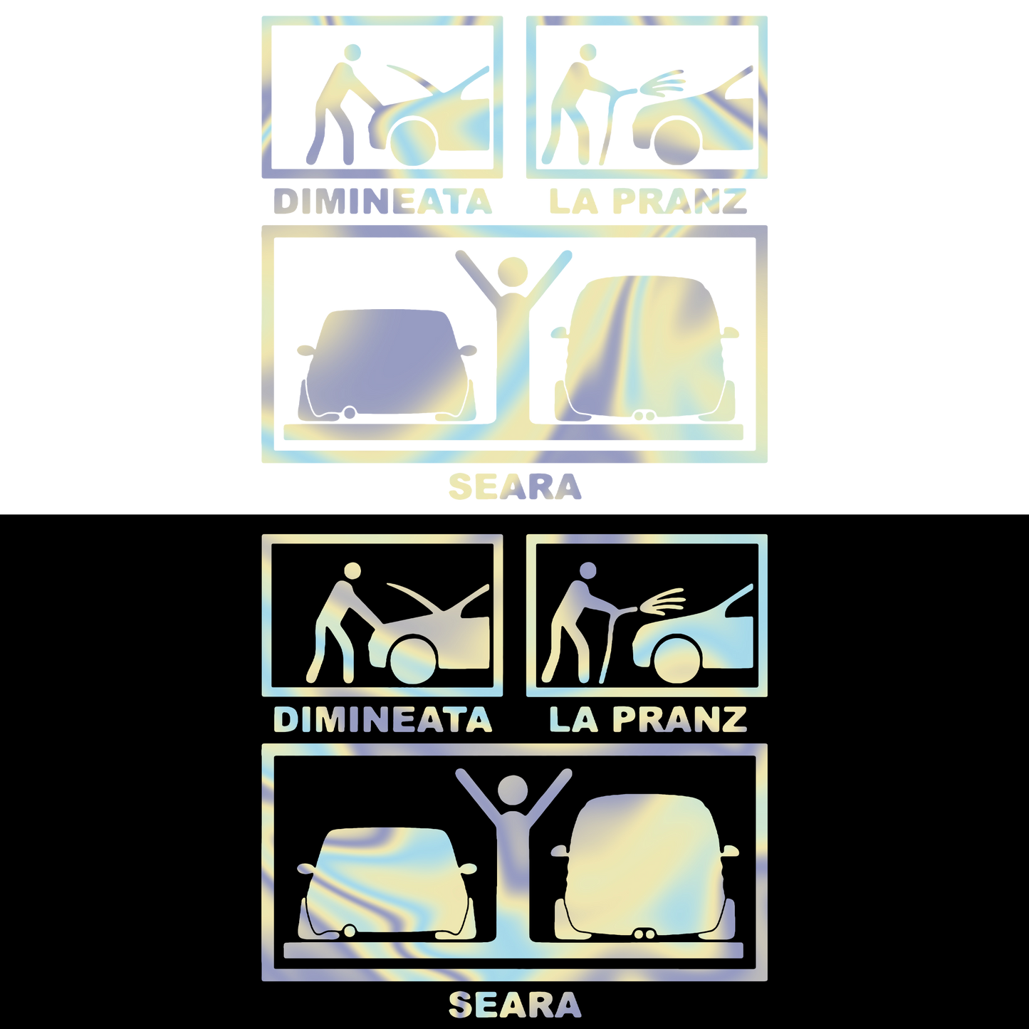Sticker - DIMINEATA LA PRANZ SEARA