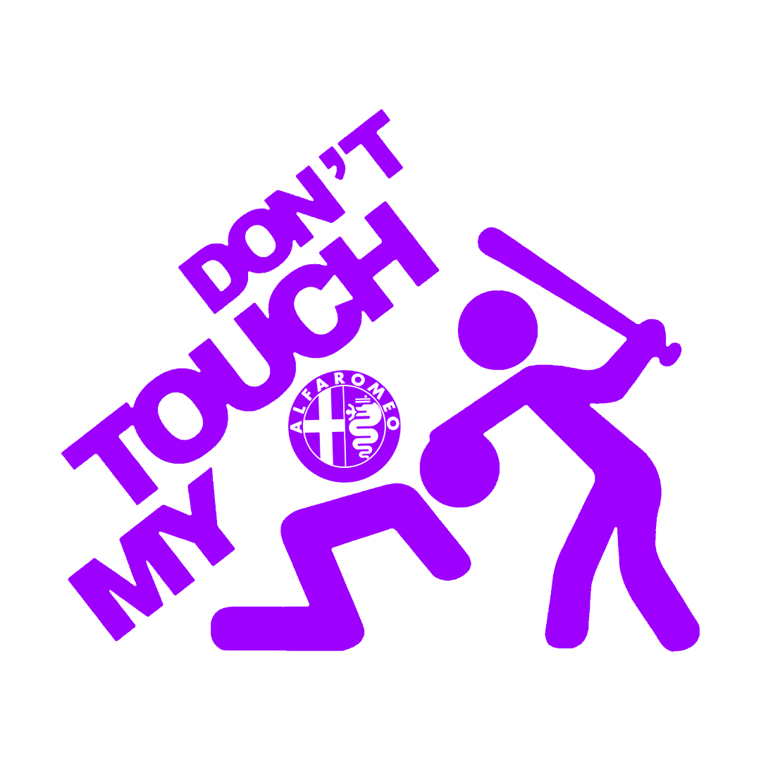 Sticker - DON'T TOUCH MY ALFA ROMEO