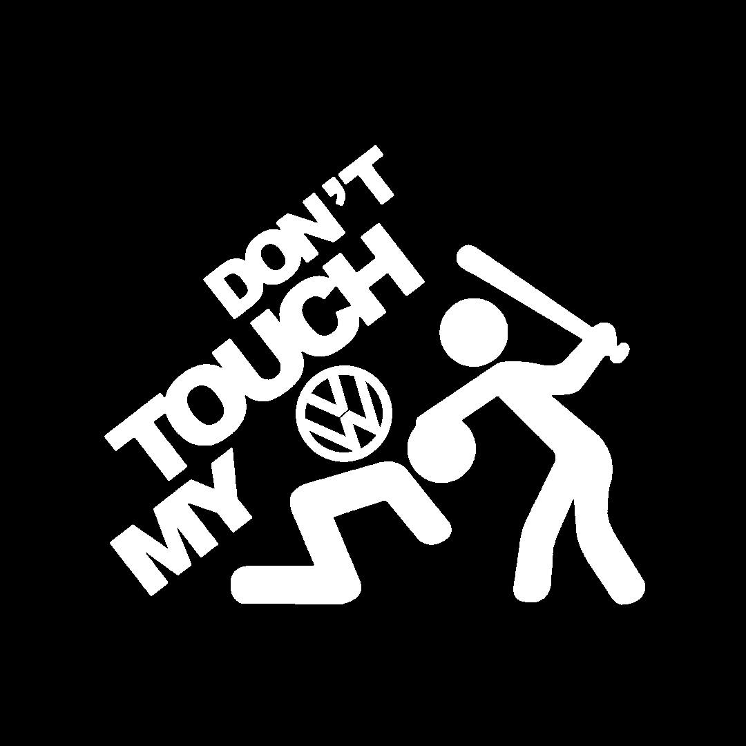 Sticker - DON'T TOUCH MY VOLKSWAGEN