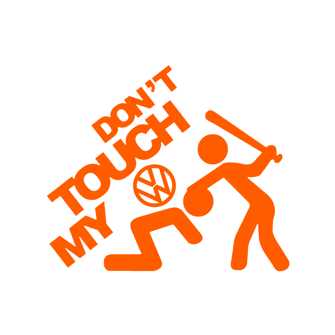 Sticker - DON'T TOUCH MY VOLKSWAGEN