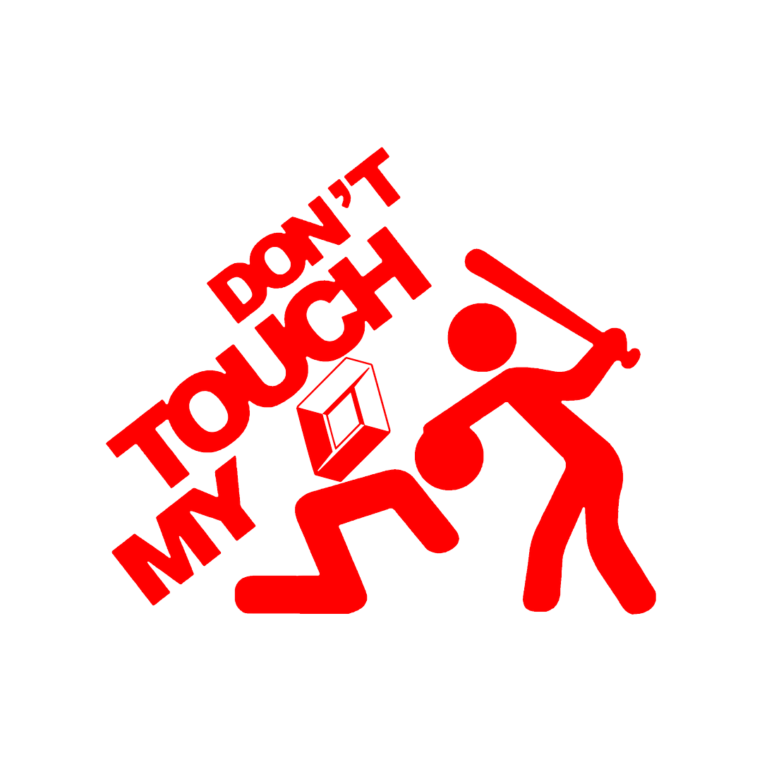 Sticker - DON'T TOUCH MY RENAULT