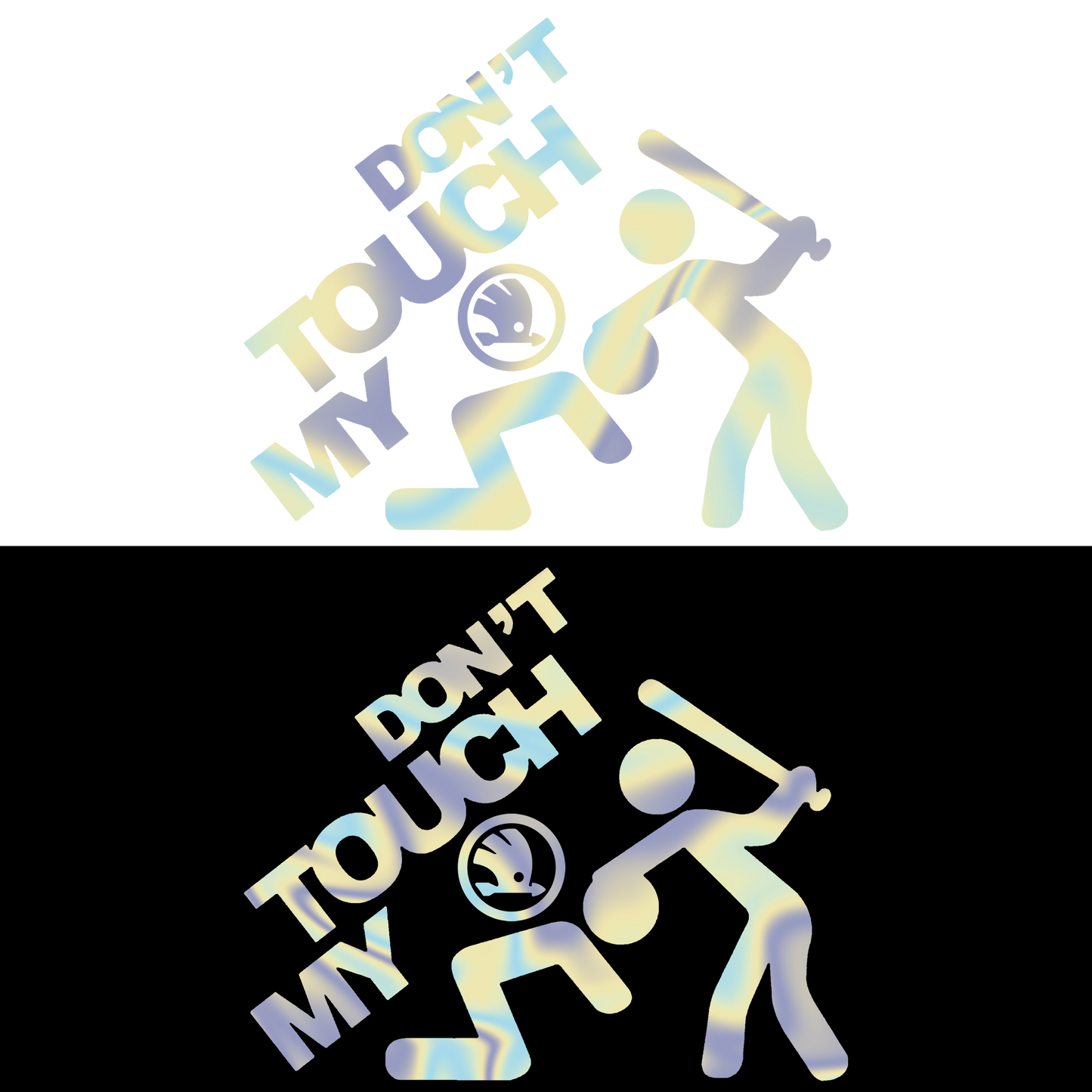 Sticker - DON'T TOUCH MY SKODA 2
