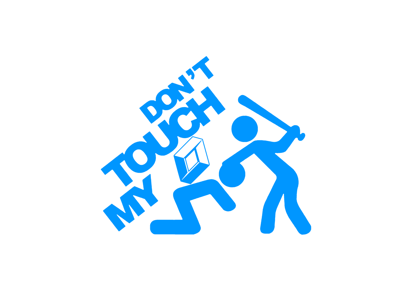 Sticker - DON'T TOUCH MY RENAULT
