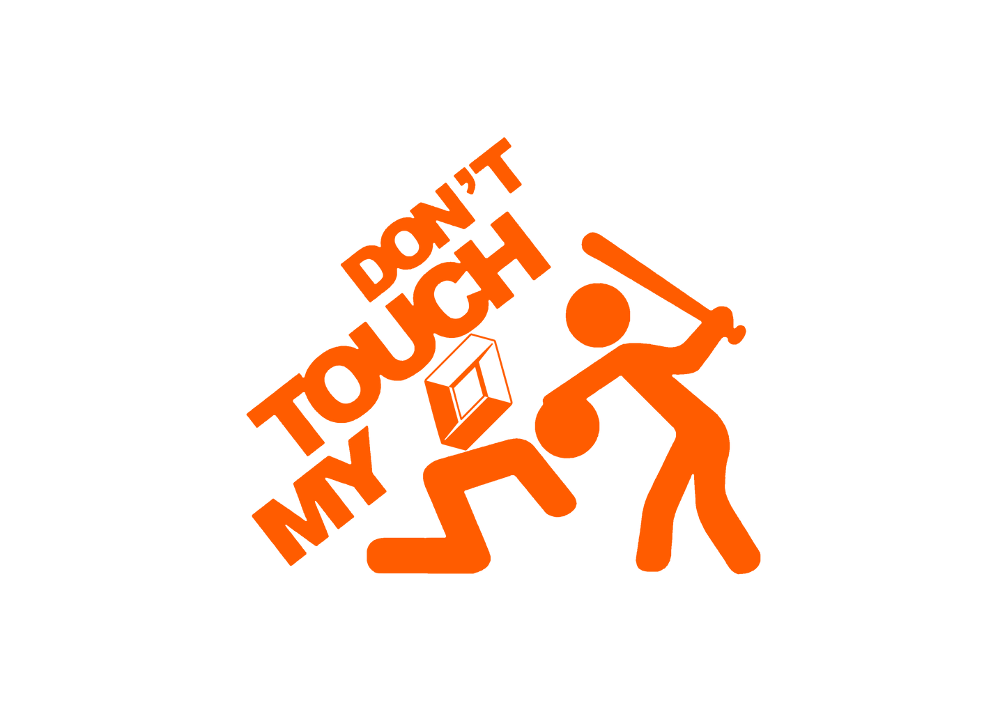 Sticker - DON'T TOUCH MY RENAULT