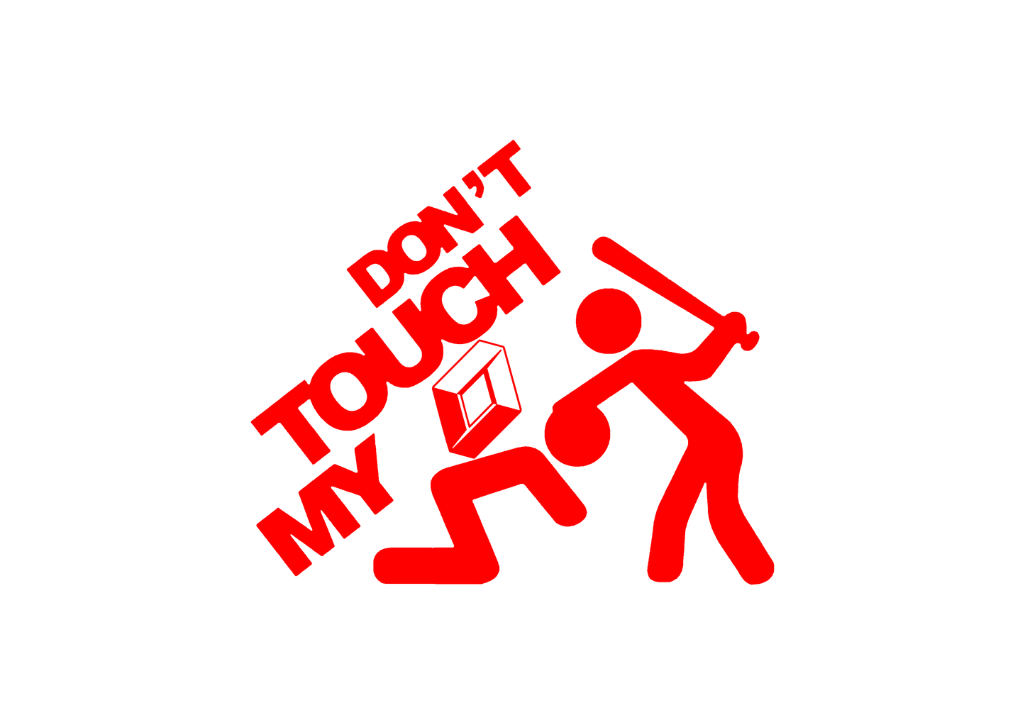 Sticker - DON'T TOUCH MY RENAULT