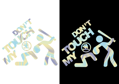 Sticker - DON'T TOUCH MY SKODA
