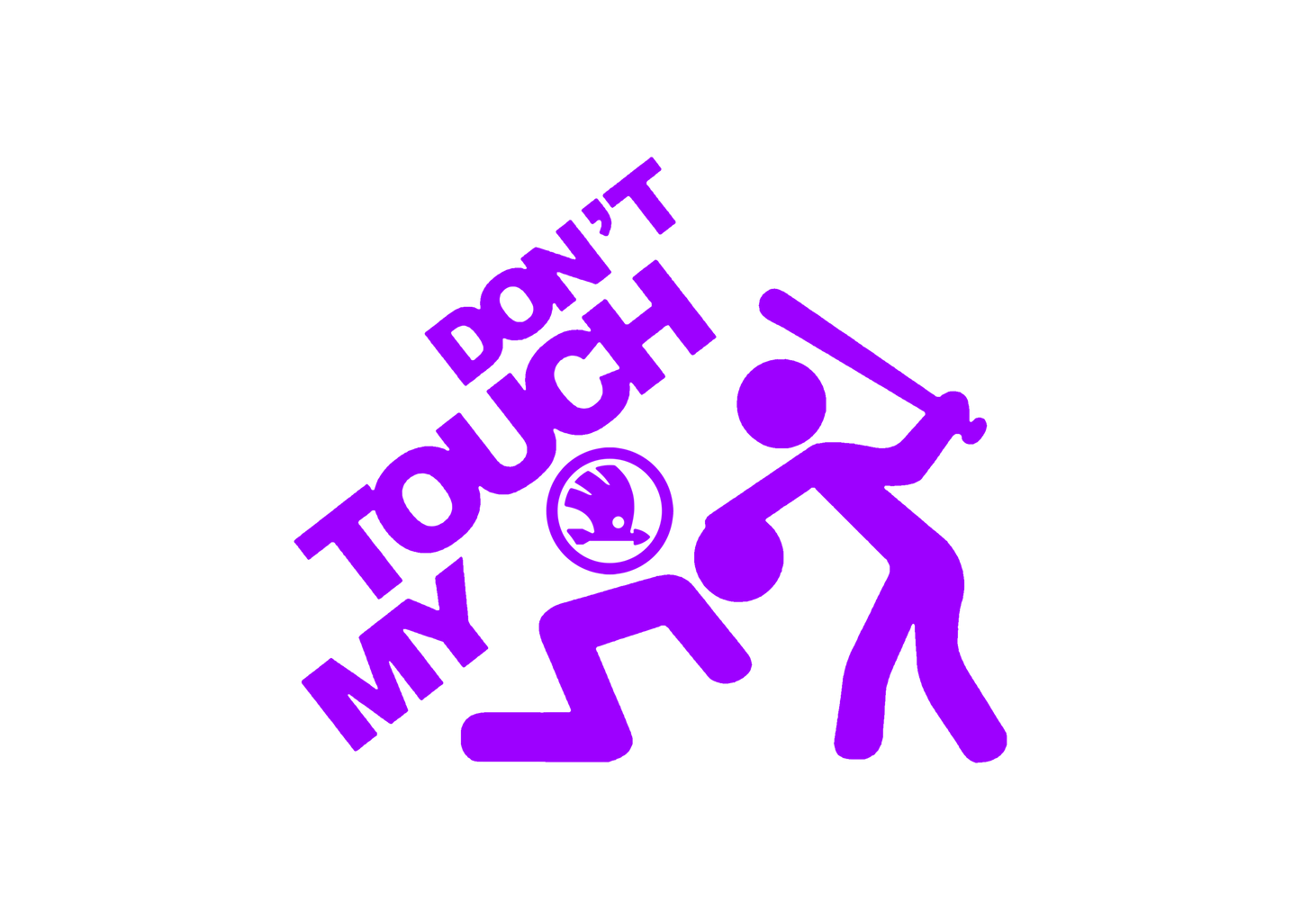 Sticker - DON'T TOUCH MY SKODA