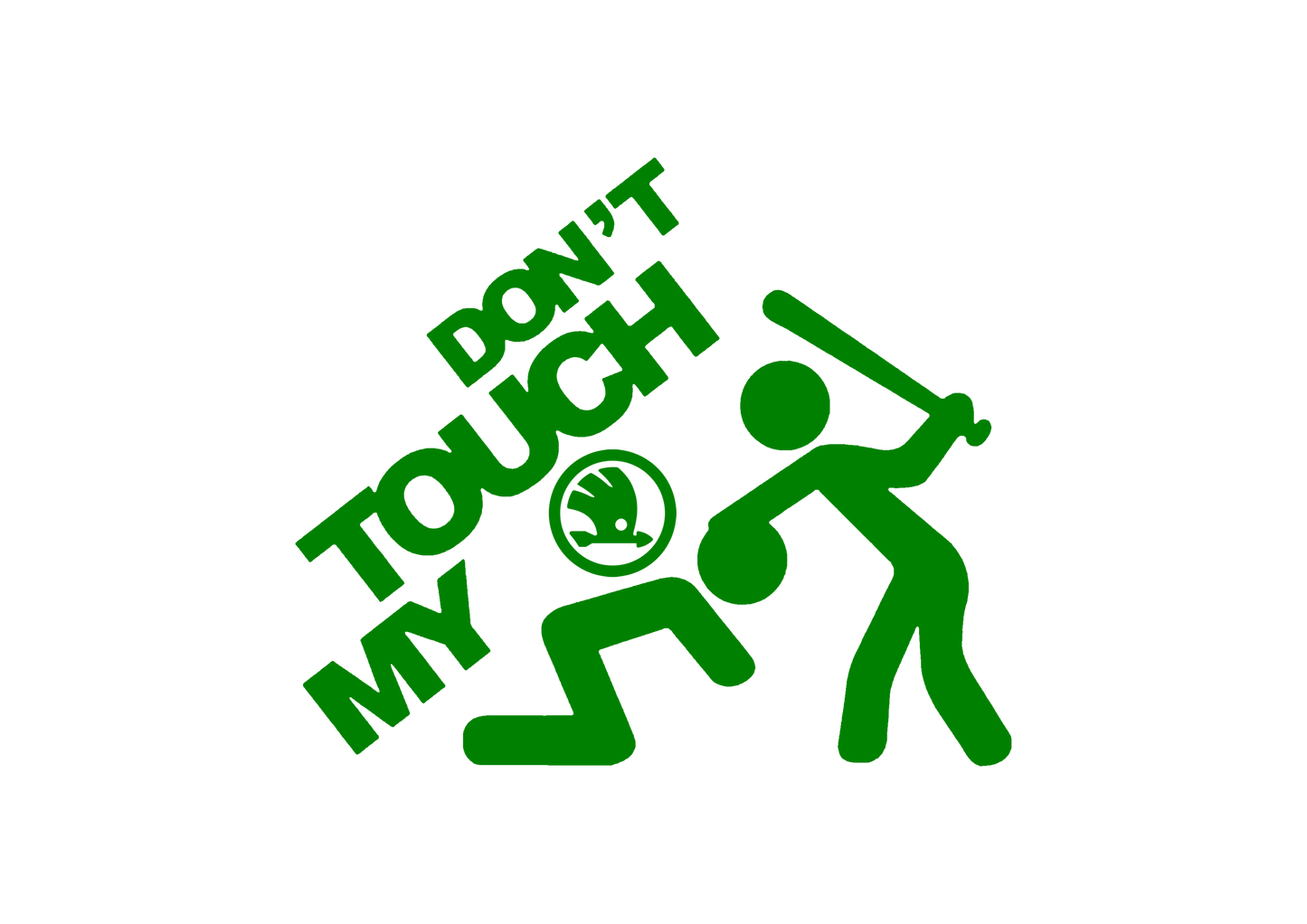 Sticker - DON'T TOUCH MY SKODA