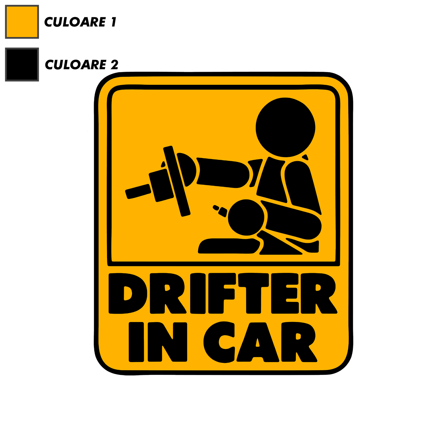 Sticker - DRIFTER IN CAR