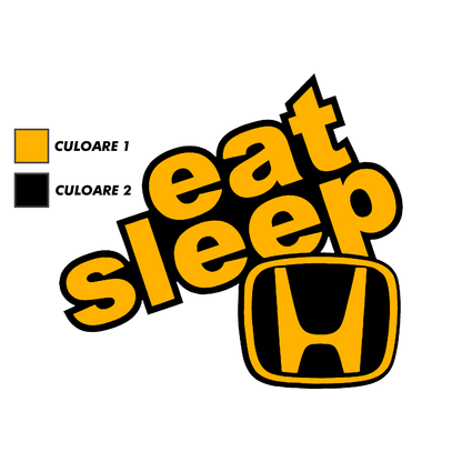Sticker - EAT SLEEP HONDA