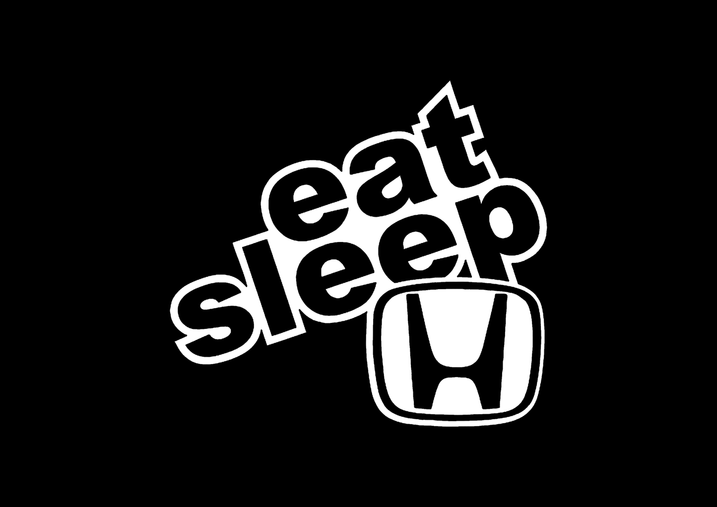 Sticker - EAT SLEEP HONDA