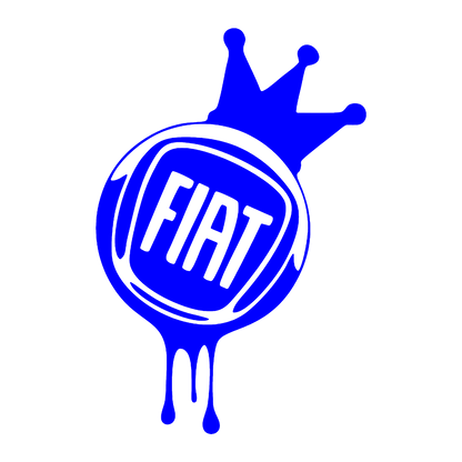Sticker - FIAT CROWN DRIPPING