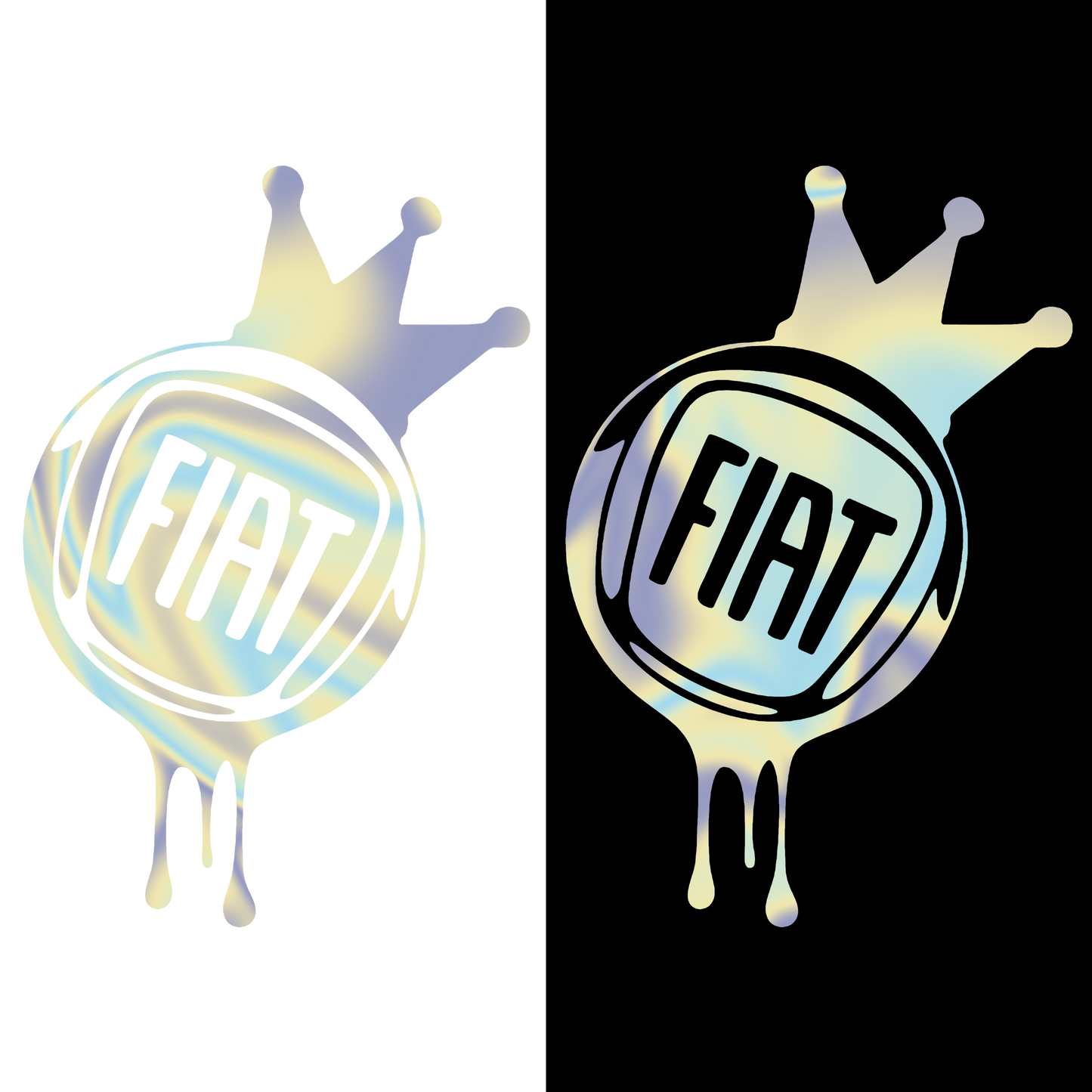 Sticker - FIAT CROWN DRIPPING